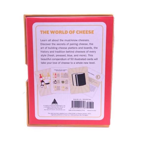 The Cheese Deck 50 Cards to Discover Pair and Enjoy the World's Best Cheeses New - Picture 6 of 10
